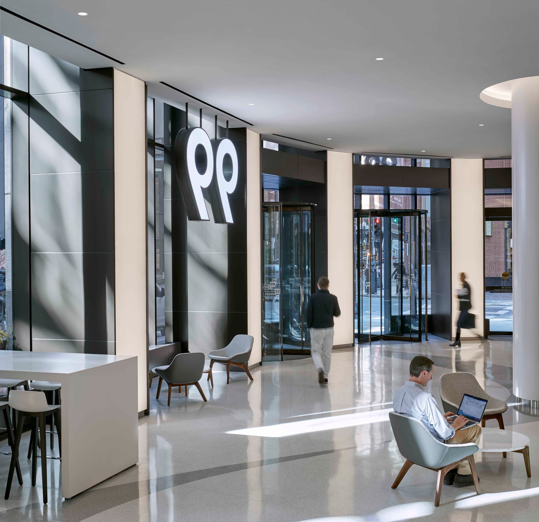 Designed by SGA, Corderman & Company Completes 99 High Street Lobby Renovation for Nuveen Real Estate