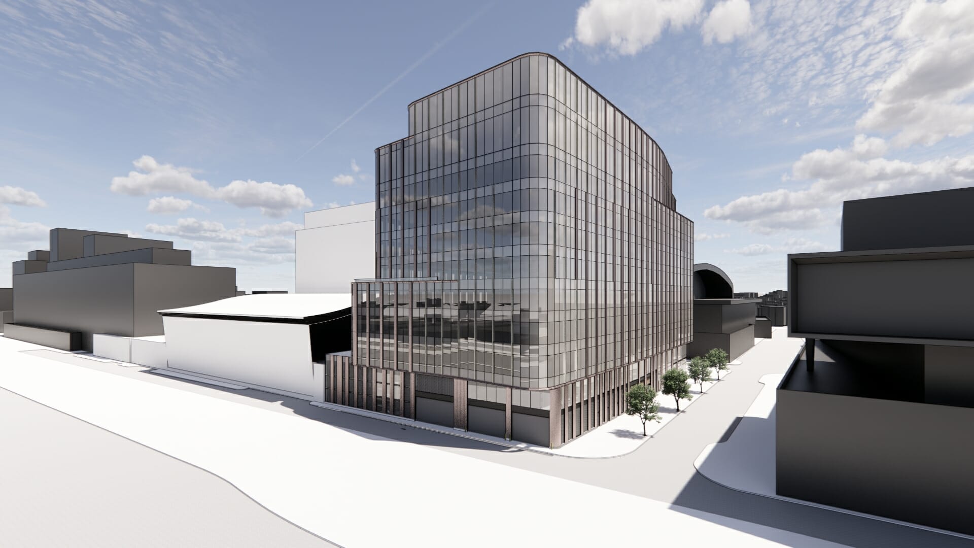 First look: This nine-story lab will face the Mass Pike