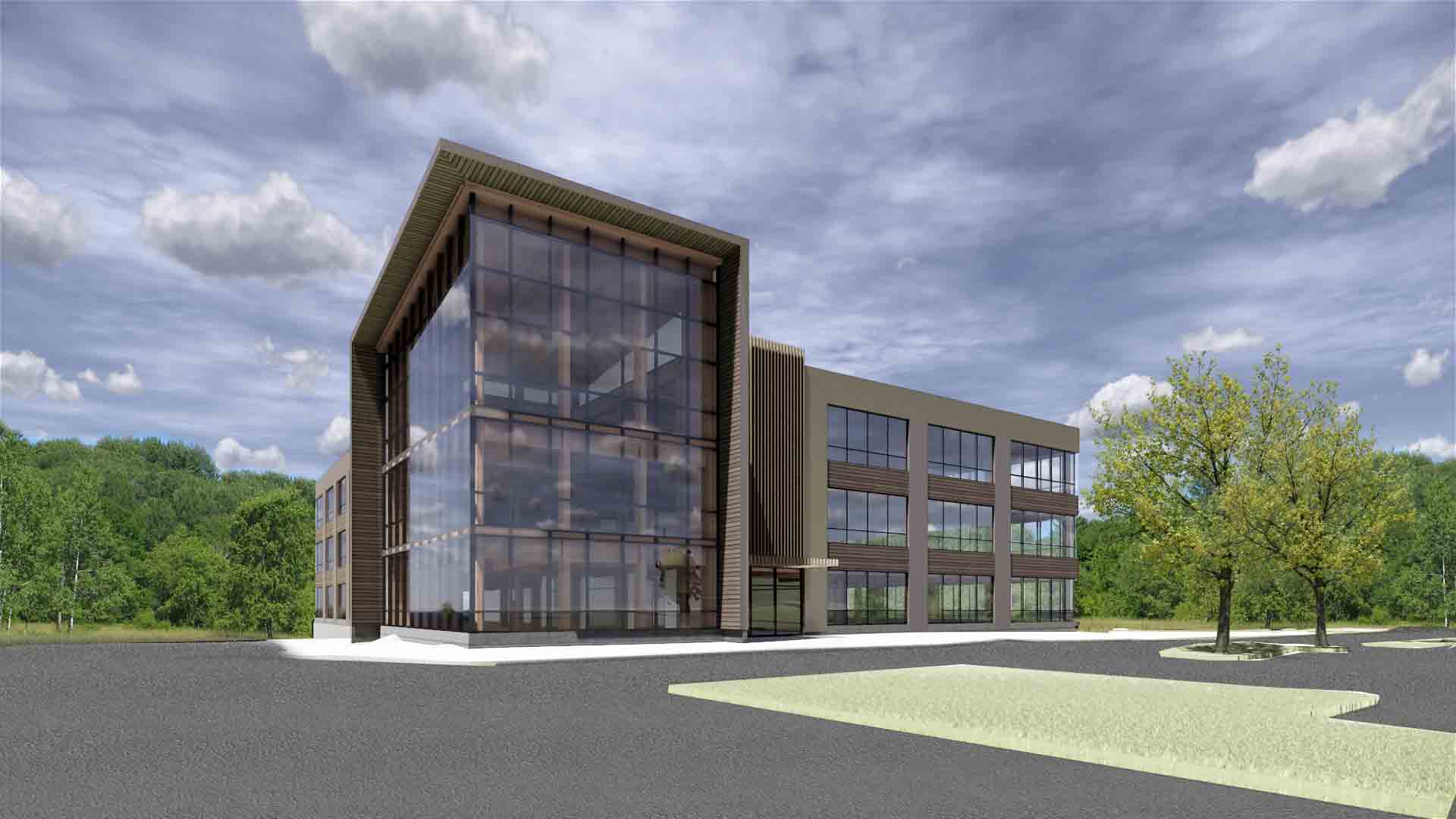 Groundbreaking at 1st Mass Timber Frame Office Building in NH