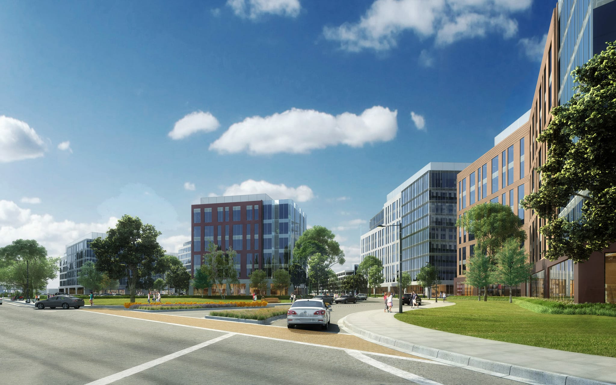Kraft Group Nears Completion of 120,000 SF Office Building in Foxborough, Massachusetts