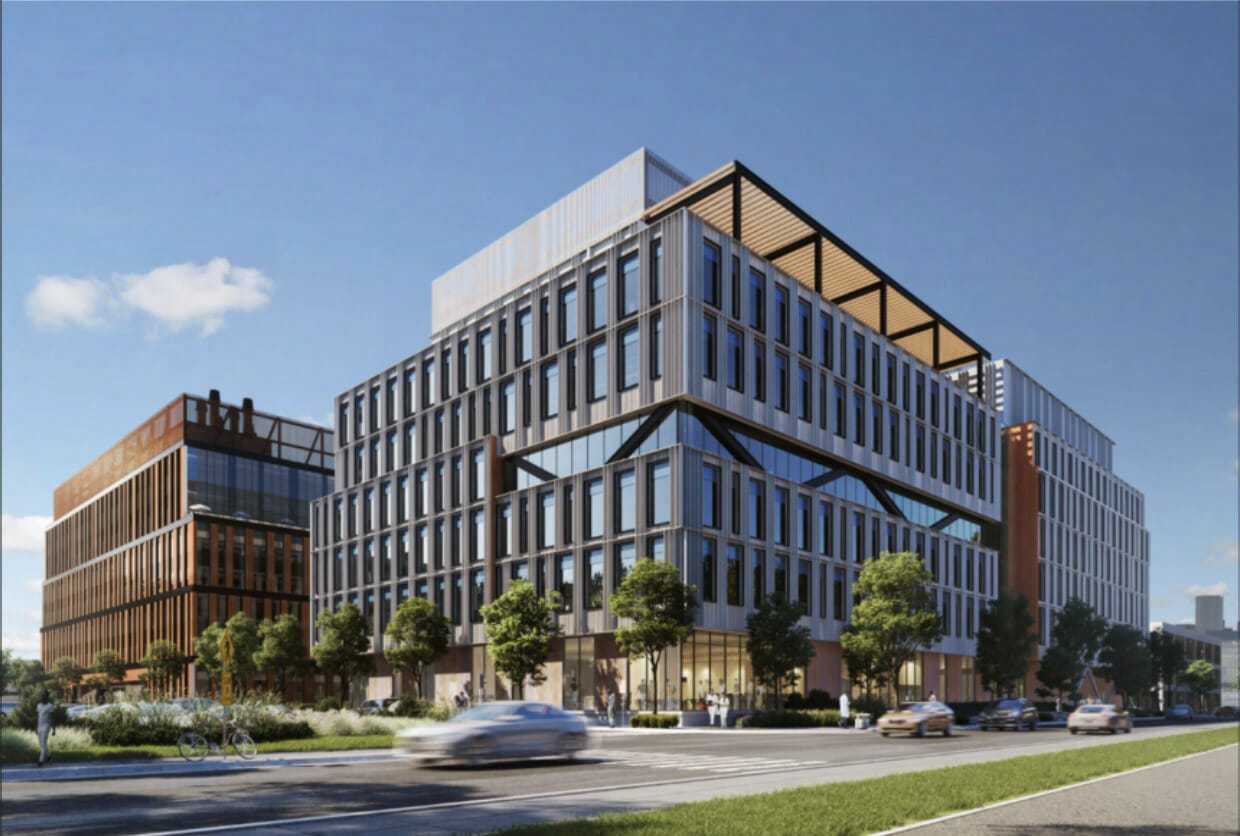 SGA-Designed 2 New Lab Buildings Next to Harpoon in Boston Seaport