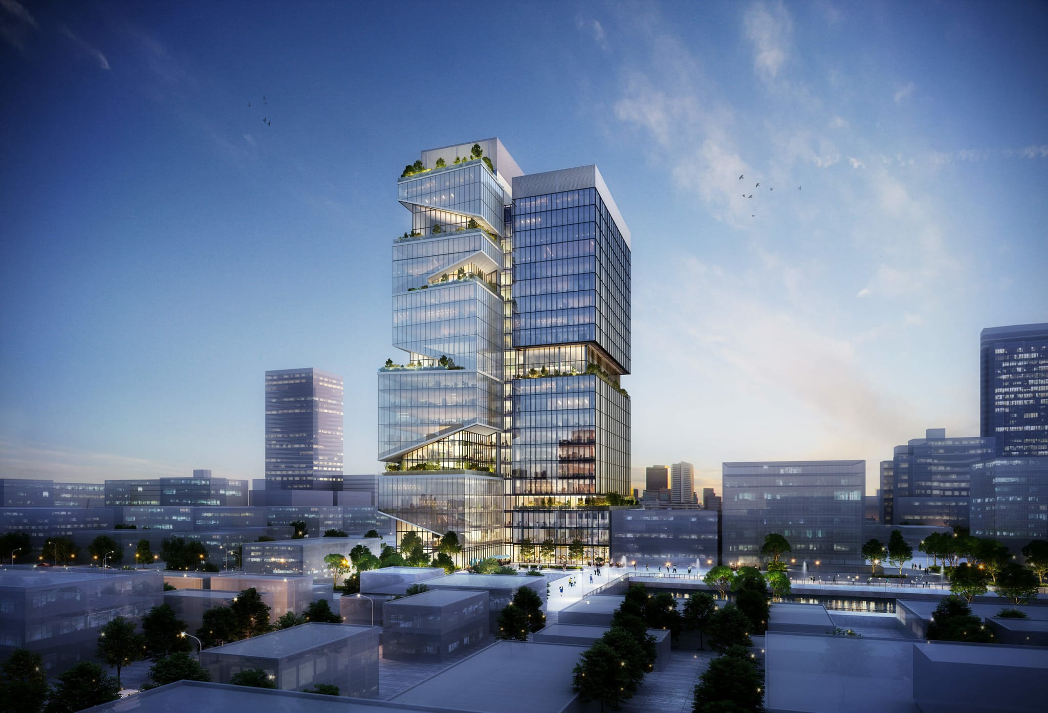 SGA Unveils “Vertical Cluster” design for life sciences facilities